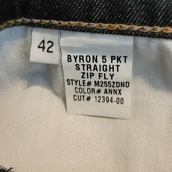 Hudson Byron Straight Leg Jeans Size 42 - Picture 10 of 12